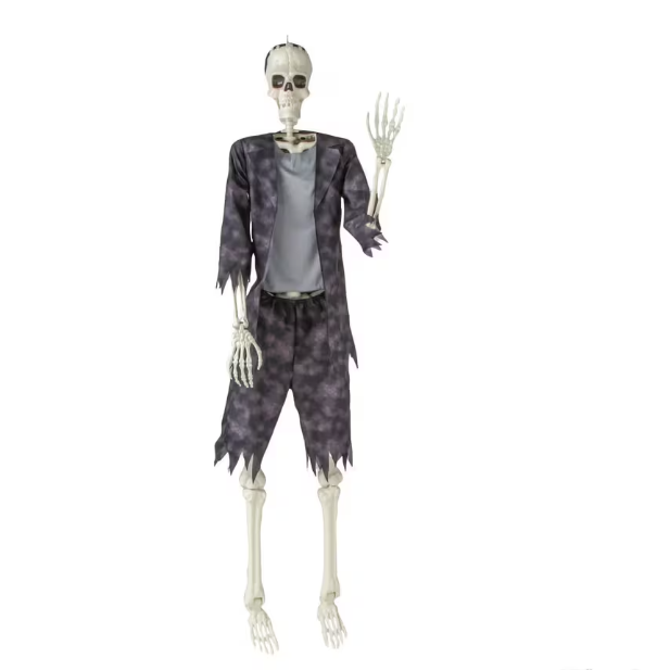 6 Ft Frankenstein Skeleton Posable halloween prop decoration