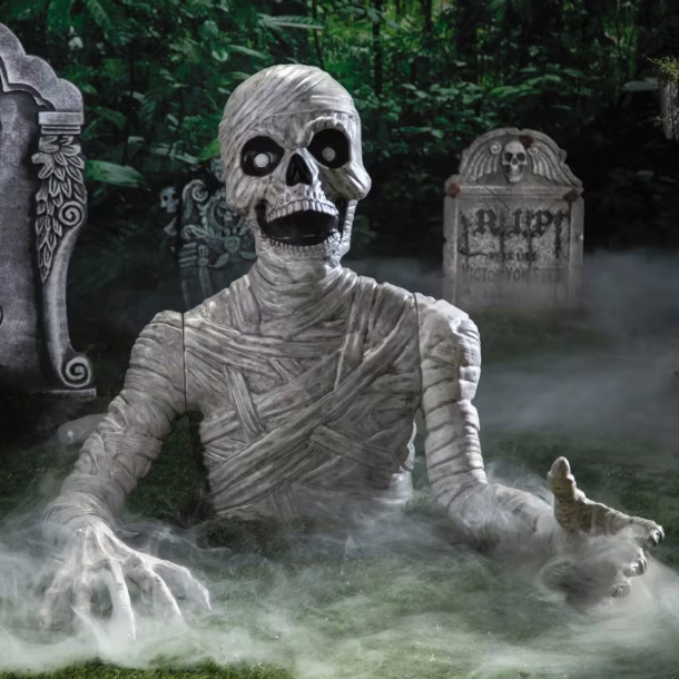 38" Graveyard Mummy GroundBreaker halloween prop