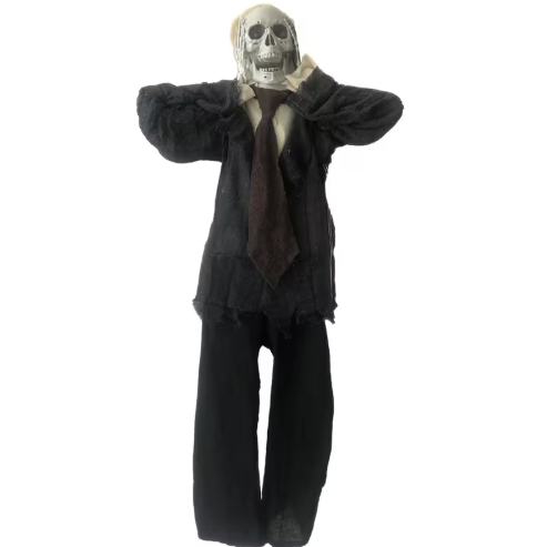 43" Hanging Skeleton Corpse Animated