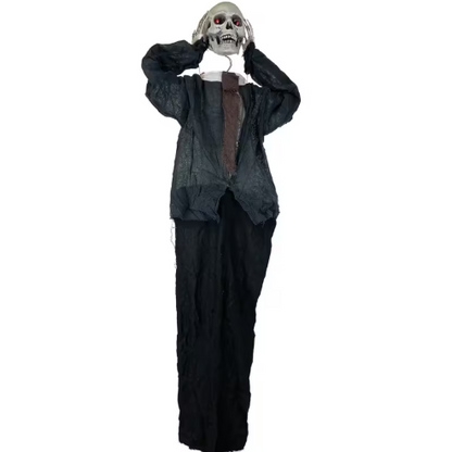 43" Hanging Skeleton Corpse Animated