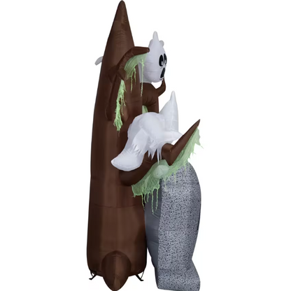 8 Ft Haunted Ghost Tree Lightshow Short Circuit Inflatable