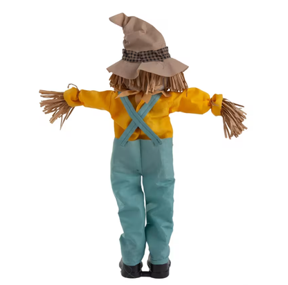 35" Scarecrow Flicker Flame Lights Sound halloween decoration