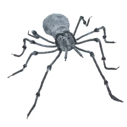4.5 Ft Giant Latex Grey Spider Halloween prop decoration