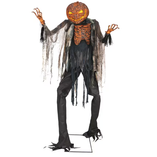 7 Ft Scorched Scarecrow Animated Halloween Prop