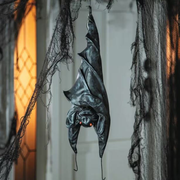 2 Ft Upside Down Animated Hanging Bat