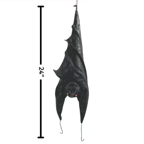 2 Ft Upside Down Animated Hanging Bat
