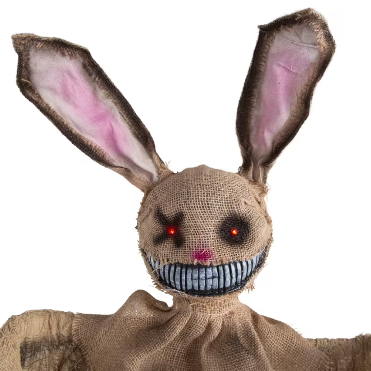 5 Ft. Creepy Hanging Rabbit with Sound halloween decoration