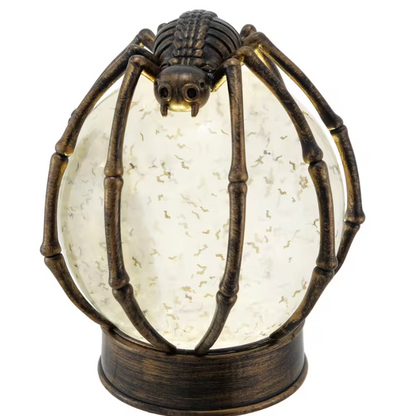 Spider Crystal Ball Water Globe LED Lighted Halloween decoration