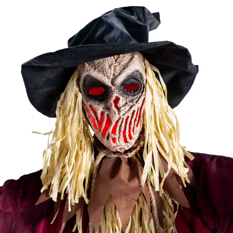 7 Ft. 10 in. Animated Light-Up Rising Scarecrow Halloween prop