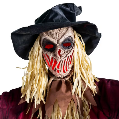 7 Ft. 10 in. Animated Light-Up Rising Scarecrow Halloween prop