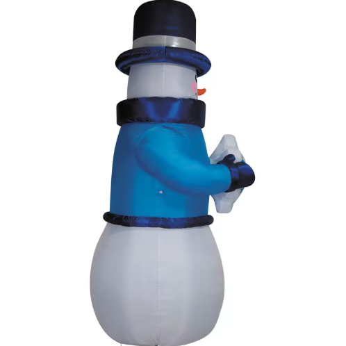 12 Ft Animated Snowman LightShow Inflatable