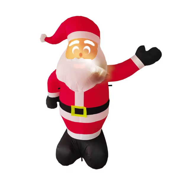 7 Ft Santa Claus Animated Christmas Projection Inflatable