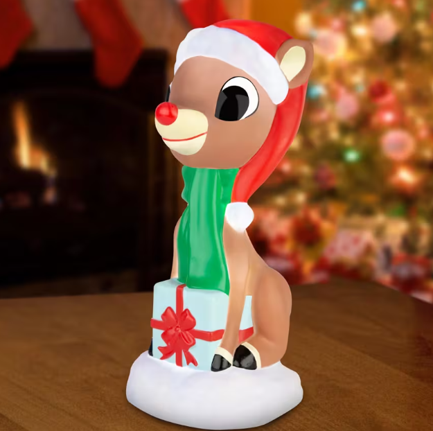 14" Rudolph the Red Nosed Reindeer® Rudolph Light Up Blow Mold