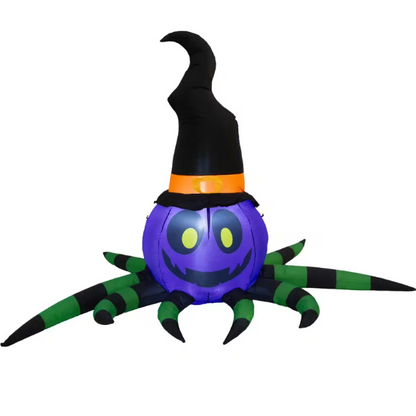5 Ft Spider Witch Inflatable Halloween Decoration