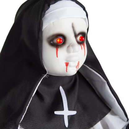3 Ft Hanging Scary Nun with Light Up Eyes