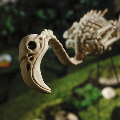 26" Skeleton Flamingo Yard Stake Halloween Decoration
