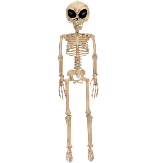 37" Alien Skeleton Halloween Decoration
