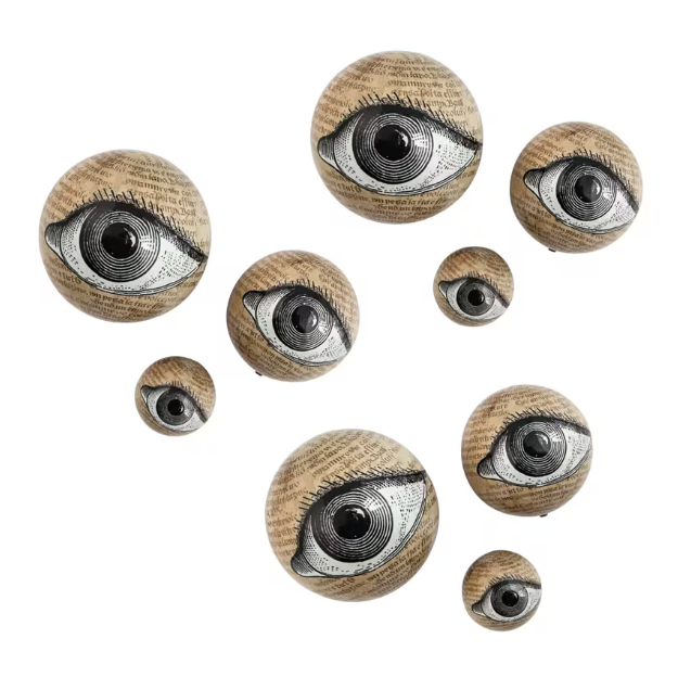 9 Pcs Set - Eyeball Orbs Halloween Decoration