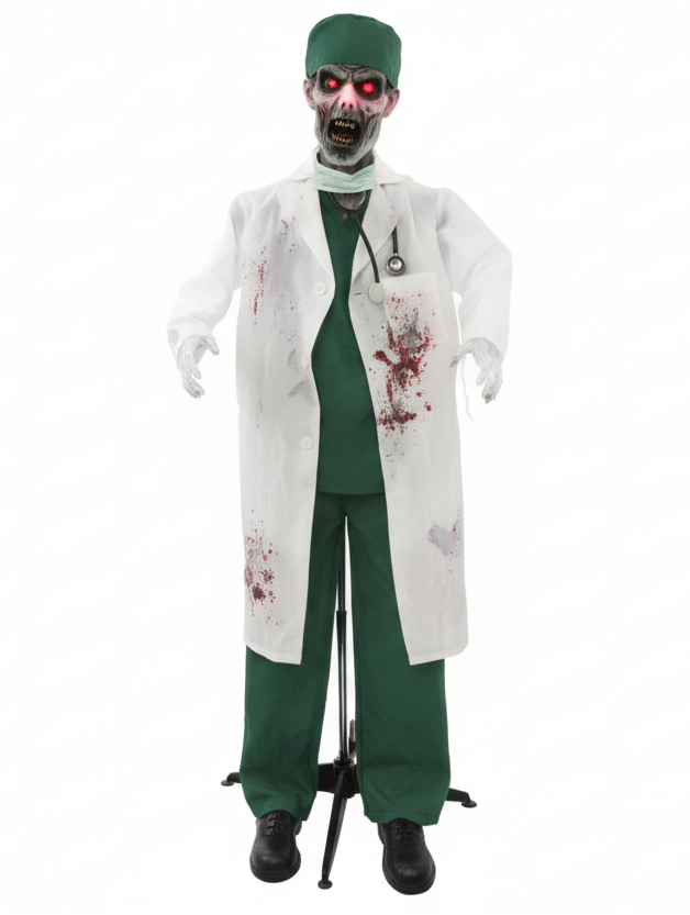 New Halloween 2026 Animated Props and Decorations 6 ft Shaking Doctor