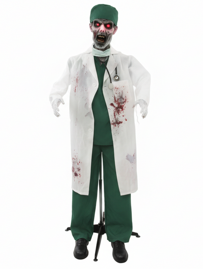New Halloween 2026 Animated Props and Decorations 6 ft Shaking Doctor