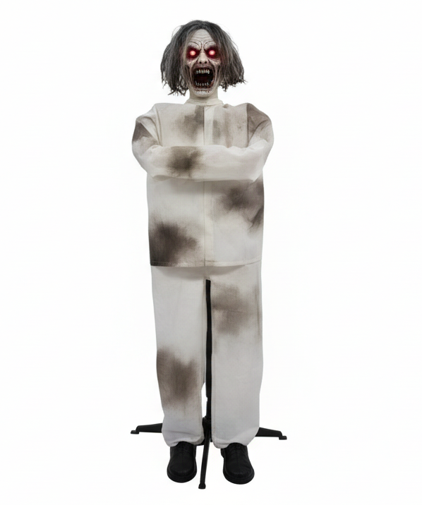 New Halloween 2026 Animated Props and Decorations Life Size 63" Psychotic