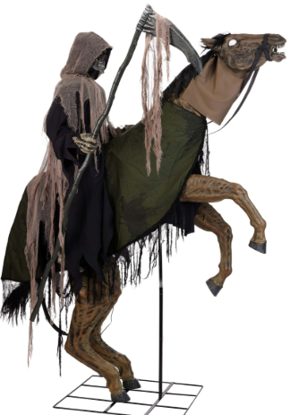 6.5' Reaper's Ride Animated Halloween Prop decoration