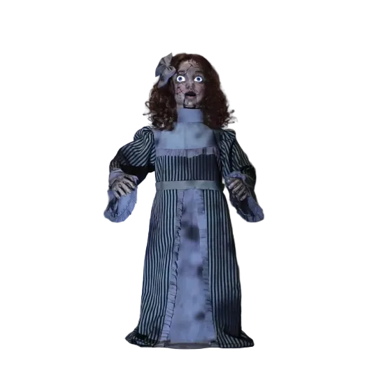 Horror-themed doll Halloween decoration prop animated