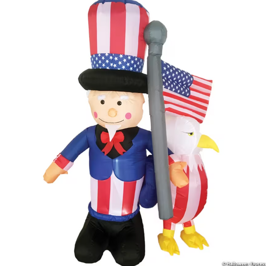 Uncle sam eagle USA 4th of July inflatable