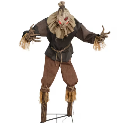 Halloween 2026 7 ft animated grim stalker scarecrow prop