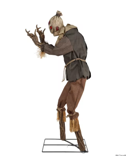Halloween 2026 7 ft animated grim stalker scarecrow prop
