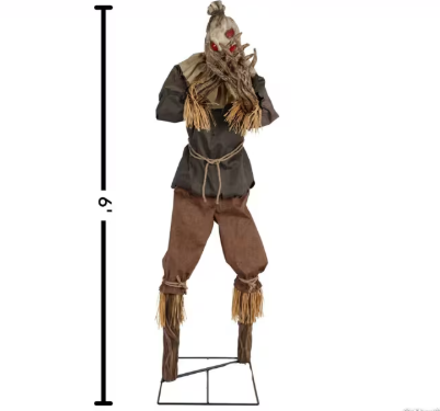 Halloween 2026 7 ft animated grim stalker scarecrow prop