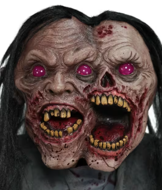 6 Ft. Animated Light-Up Jack & Jill Zombie Halloween Decoration