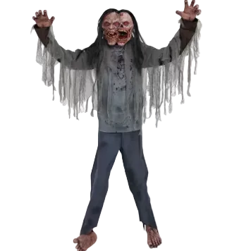 6 Ft. Animated Light-Up Jack & Jill Zombie Halloween Decoration
