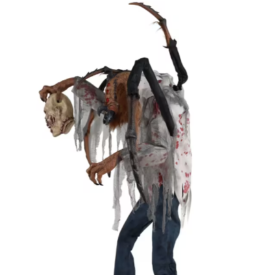 6 Ft. 10" Animated Spider Monster Dr. Fangor Halloween Decoration Prop