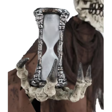 7 Ft. 9" Animated Light-Up The Time Demon Halloween Decoration