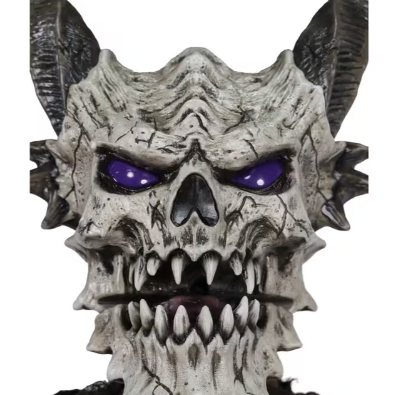 7 Ft. 9" Animated Light-Up The Time Demon Halloween Decoration
