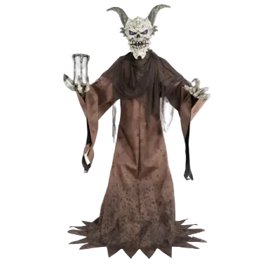 7 Ft. 9" Animated Light-Up The Time Demon Halloween Decoration