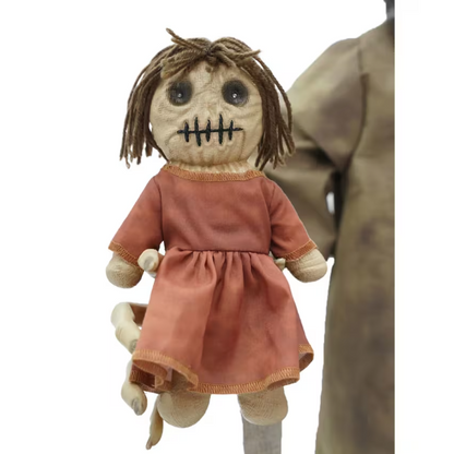 5 Ft. Maniac Mary in a Straitjacket with Doll Halloween Decoration