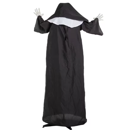 Halloween 2026 - 5 Ft. 4" Animated Sudden Surprise Nun Halloween Prop