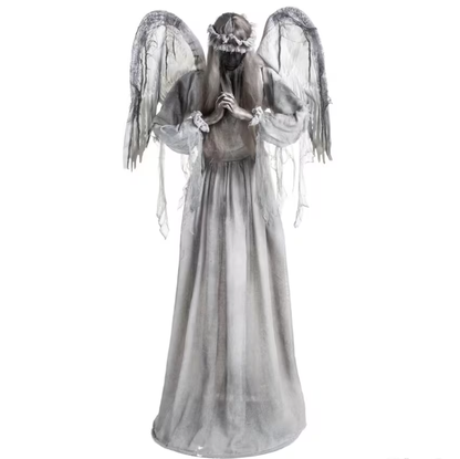 Halloween 2026 props life size animated turning sudden surprise angel graveyard decoration