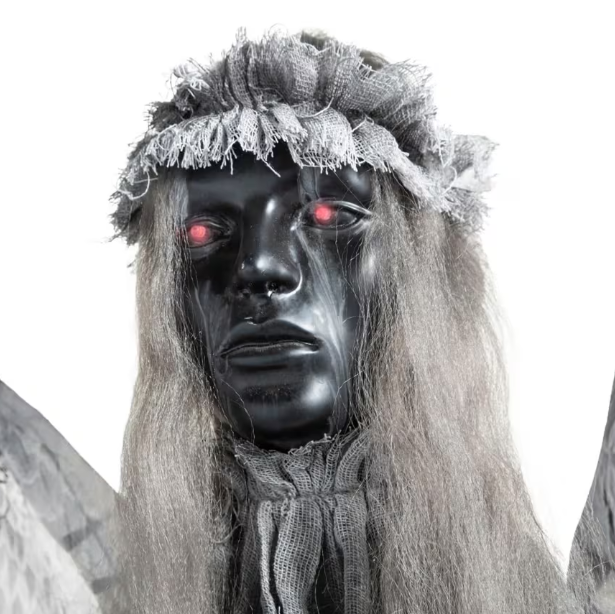 Halloween 2026 - 5 Ft. 6" Animated Turning Sudden Surprise Angel Graveyard Prop