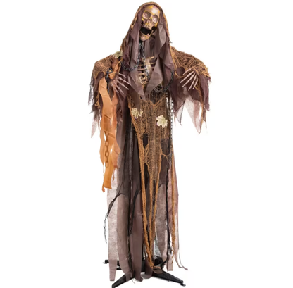 62" skeletonreaper animated Halloween prop new 2026