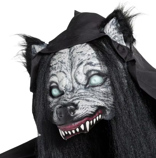 Halloween 2026 - 5.6 Ft Wolf Lady Animated Halloween Decoration