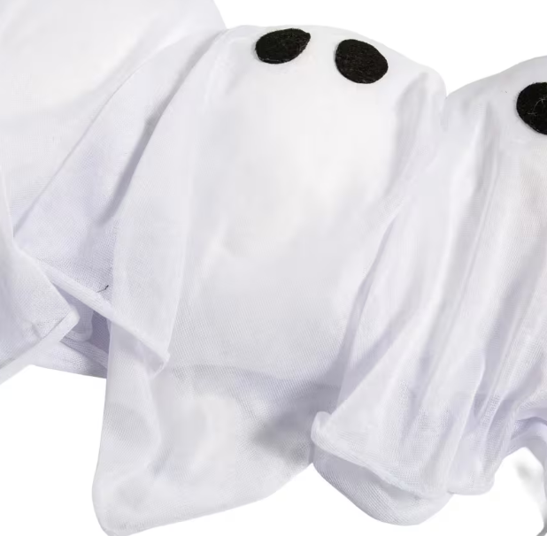 Halloween 2026 - 24" Light-Up Ghosts Wreath viral Decoration