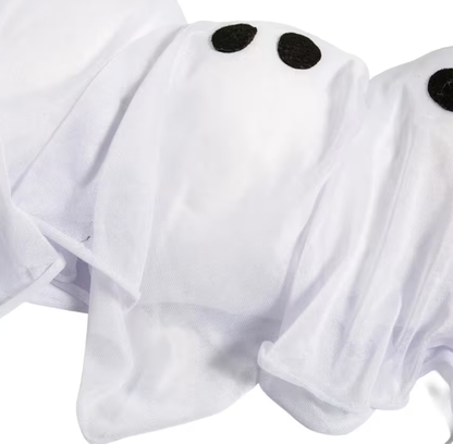 Halloween 2026 - 24" Light-Up Ghosts Wreath viral Decoration