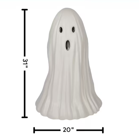 Halloween 2026 - 31" Surprise Ghost Lighted Blow Mold Decoration vintage style