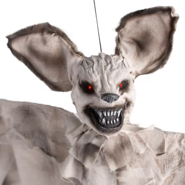 3 Ft Animated Hanging Bat Halloween Decoration Prop