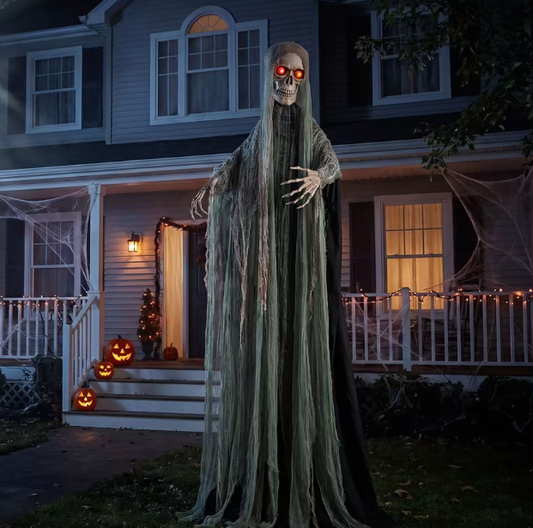 Giant 7 Ft Swaying Skeleton Animated Halloween Prop decoration