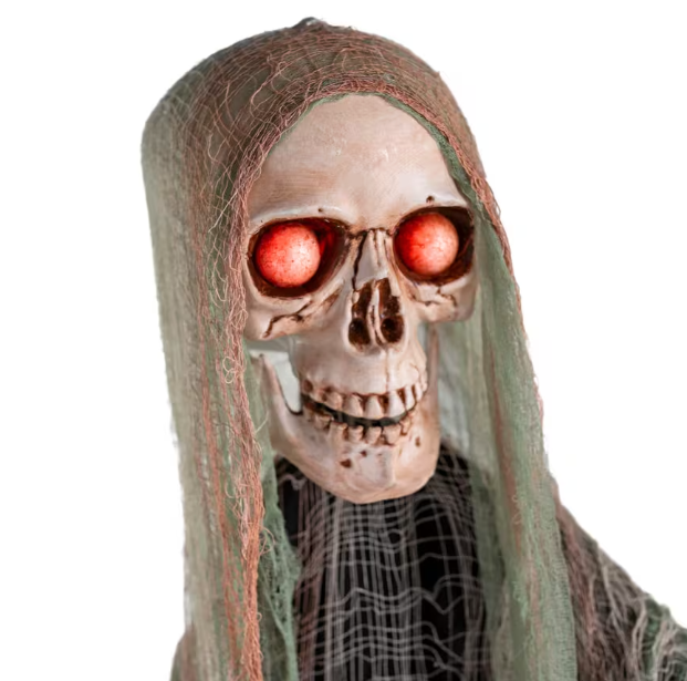 Giant 7 Ft Swaying Skeleton Animated Halloween Prop decoration