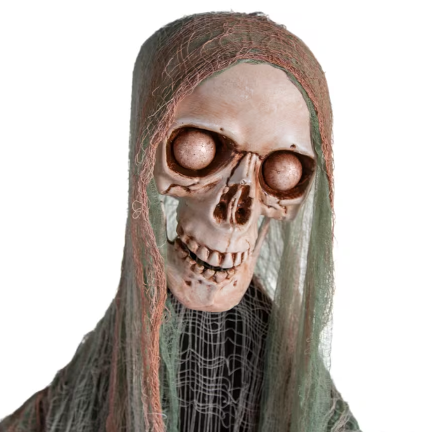 Giant 7 Ft Swaying Skeleton Animated Halloween Prop decoration